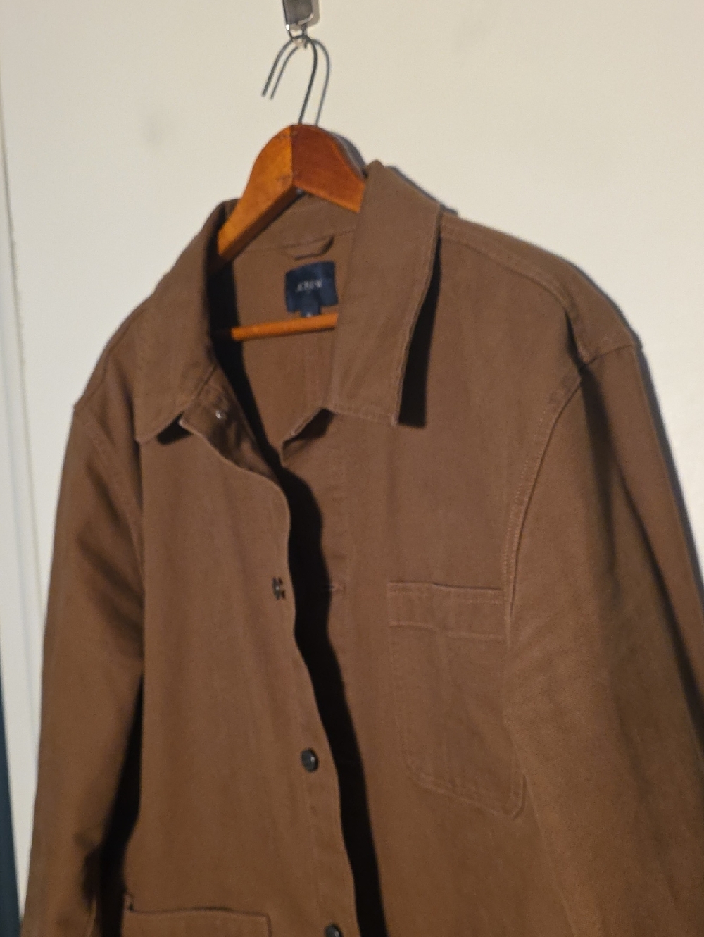 J. Crew Brown Lightweight Chore Jacket, Men’s XL - Picture 2 of 6